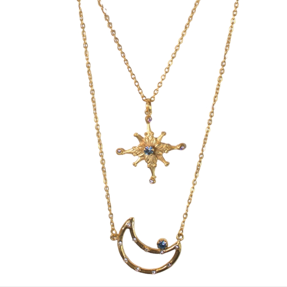 Moon & Star Pendant
